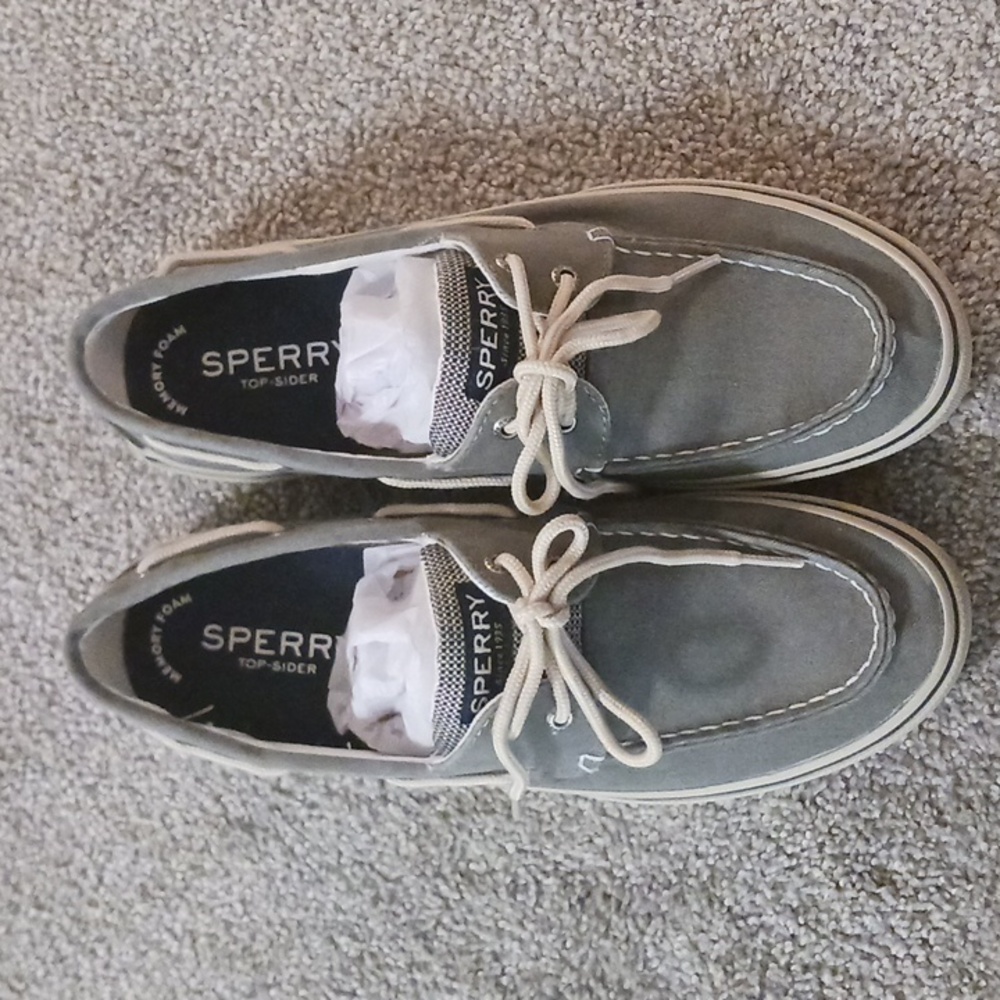 Mens Sperry topsider shoe, size 10, gray. Never worn. Brand New condition! - Picture 3 of 8